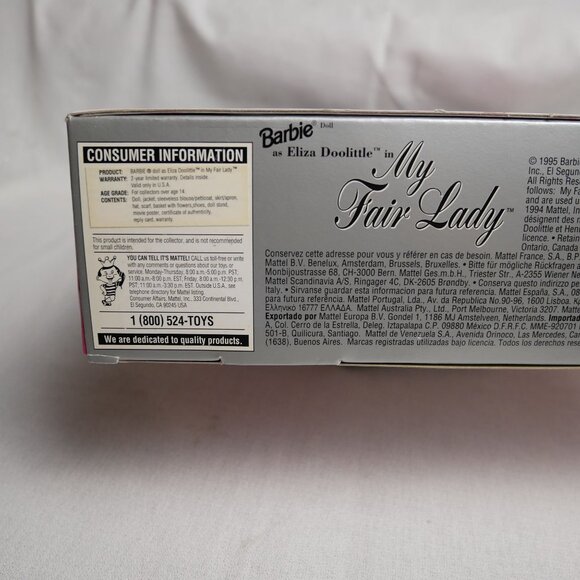 Barbie My Fair Lady Eliza Doolittle Collectors Edition Doll In Original Box 1995 - Picture 5 of 8